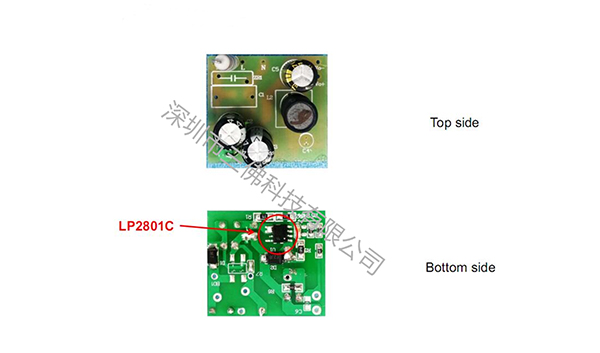 12V-200MA開關(guān)電源方案LP2801C芯茂微