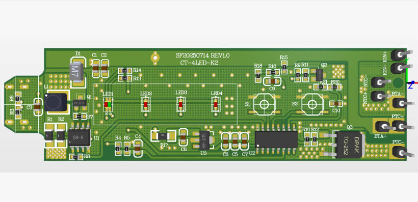 無線直發(fā)梳方案，直卷兩用小巧便攜
